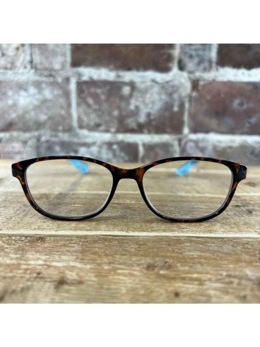 Lulu Guinness Tortoise Frames with Turquoise Interior ( LR45 2.5 52-16-125 )